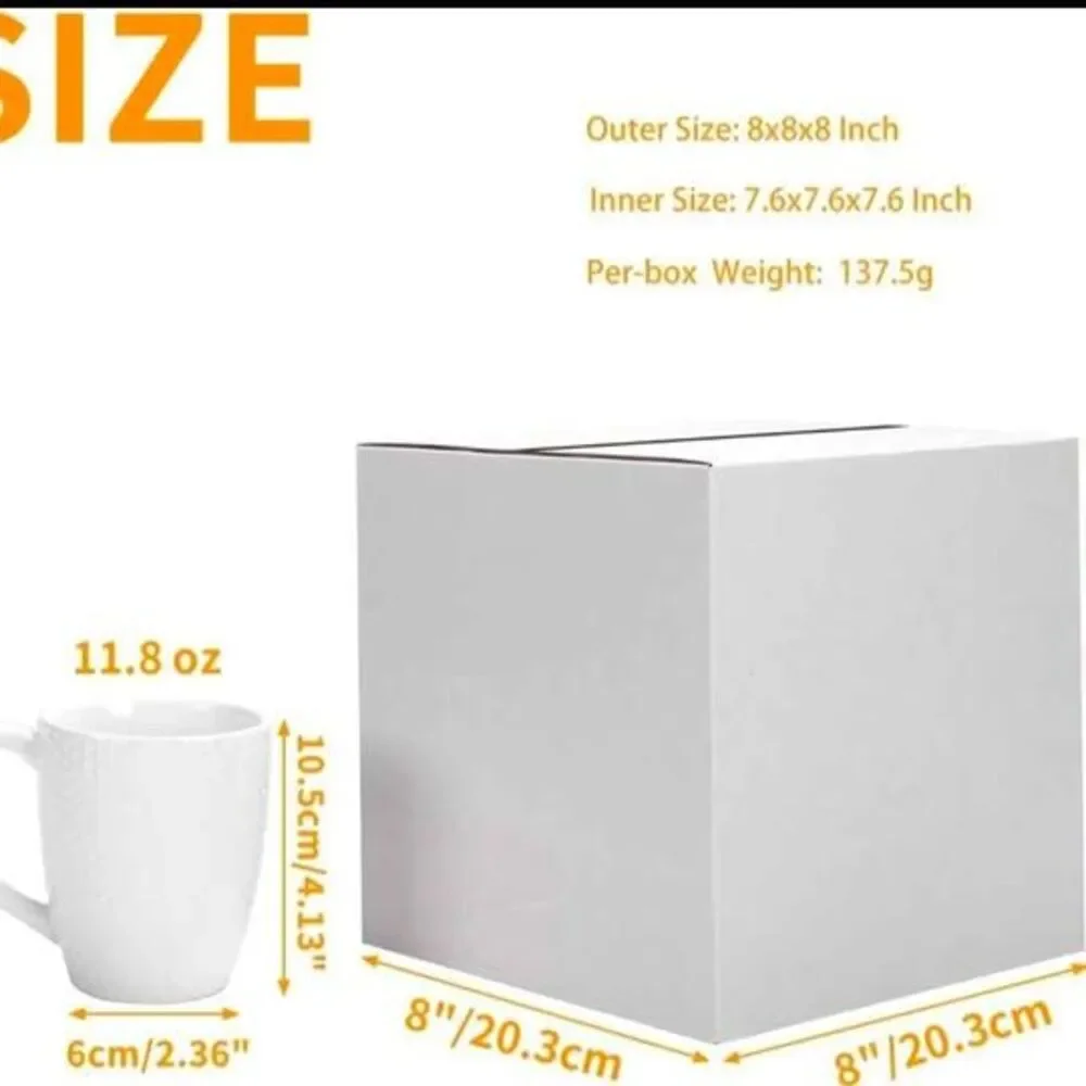 Shipping boxes 8x8x8 inch, PACK of 25